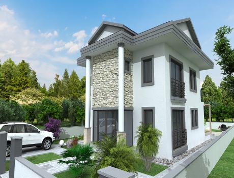 Fethiye Kaliteli Konut Projeleri, Çiftlik Mahallesi Meğri Villaları Projesi - Çiftlik Mahallesi Meğri Villaları Projesi