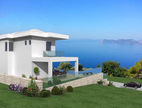 Faralya Modern Villa Tasarımı, Faralya villa projesi mimari tasarim - Faralya villa projesi mimari tasarim