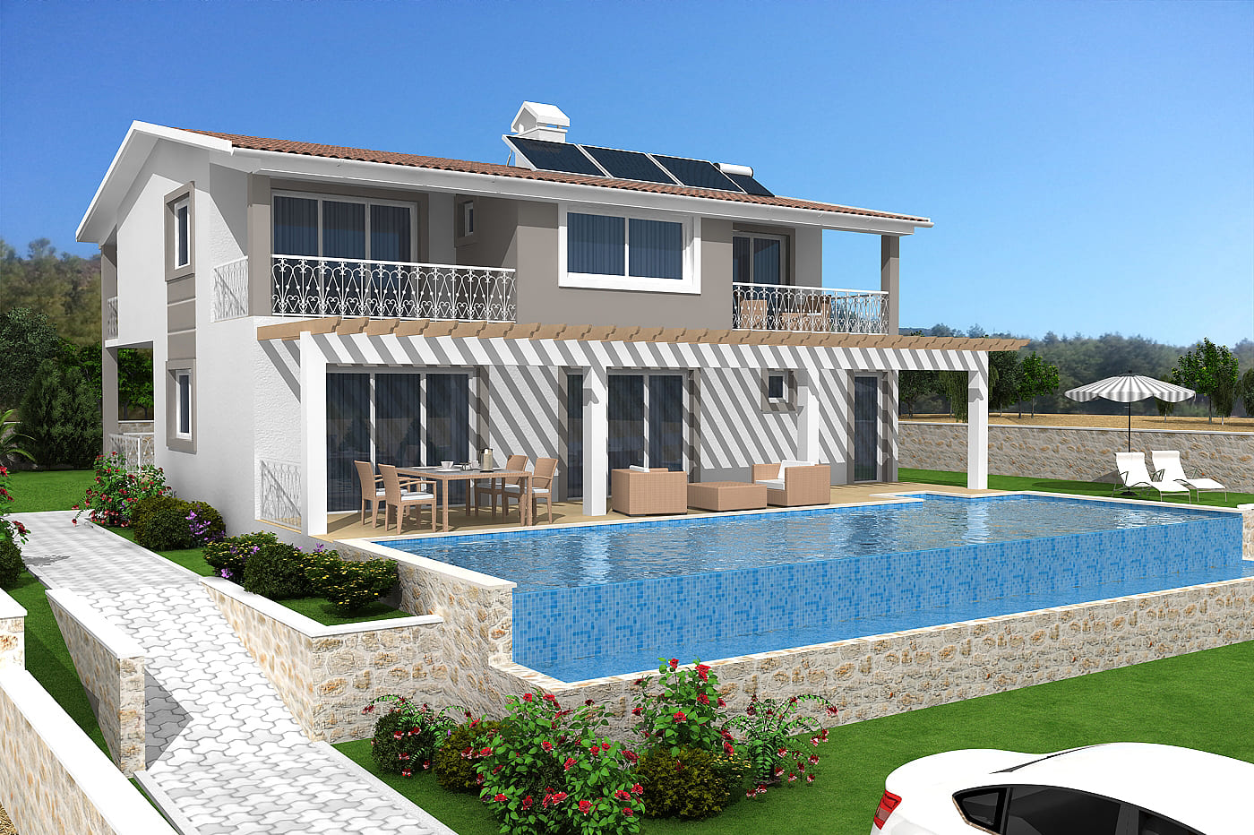 Çiftlik Modern Mimari Villa Projesi, Çiftlik Villa Projesi Fethiye - Çiftlik Villa Projesi Fethiye
