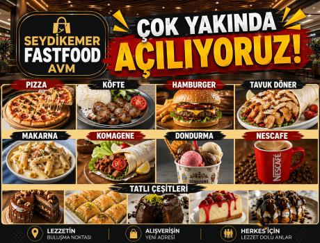 Seydikemer fastfood AVM